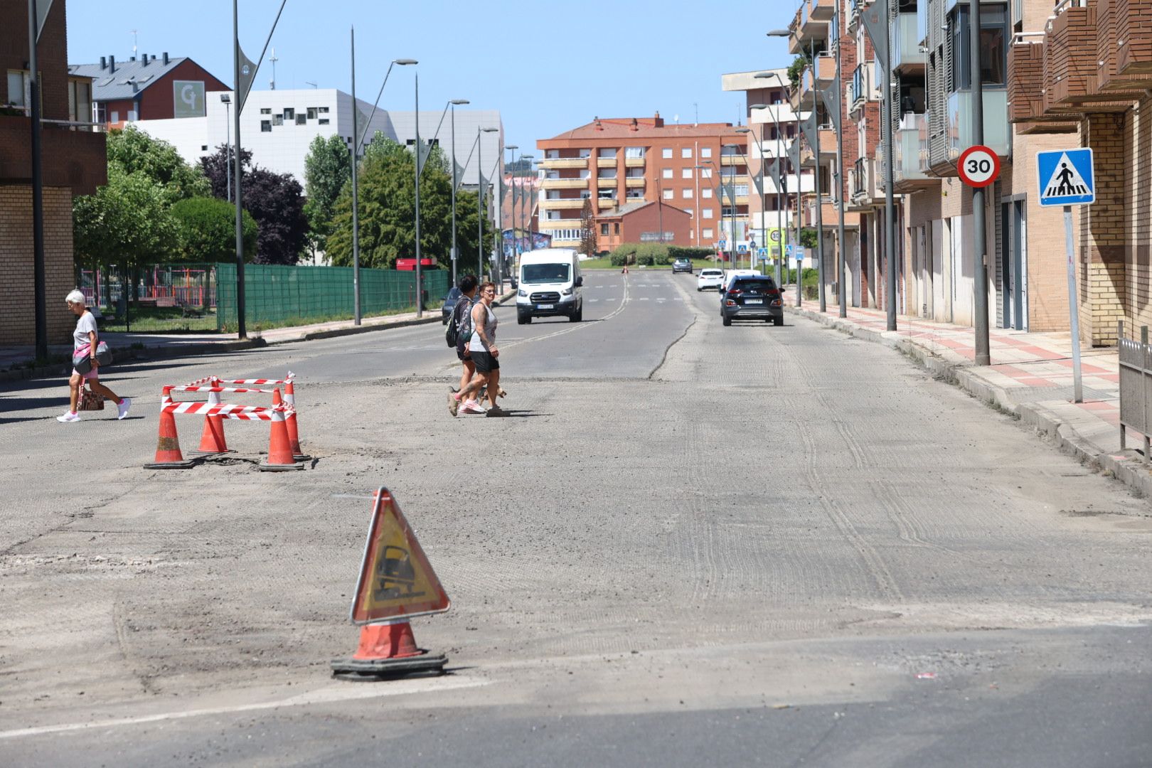 San Andrés ha iniciado las obras de asfaltado de Heriberto Ampudia. | FERNANDO OTERO