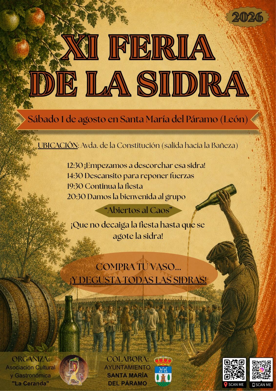 Cartel de la XI Feria de la Sidra.