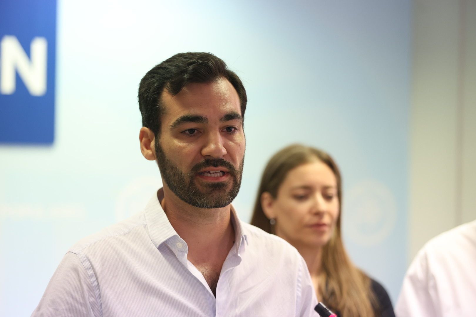 El actual portavoz popular en el Ayuntamiento aseguró que asume la candidatura "con orgullo, con ilusión y con resposabilidad"  | FERNANDO OTERO