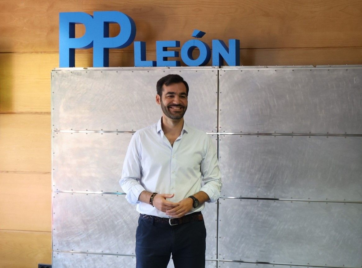 David Fernández, candidato popular a la alcaldía en León | FERNANDO OTERO