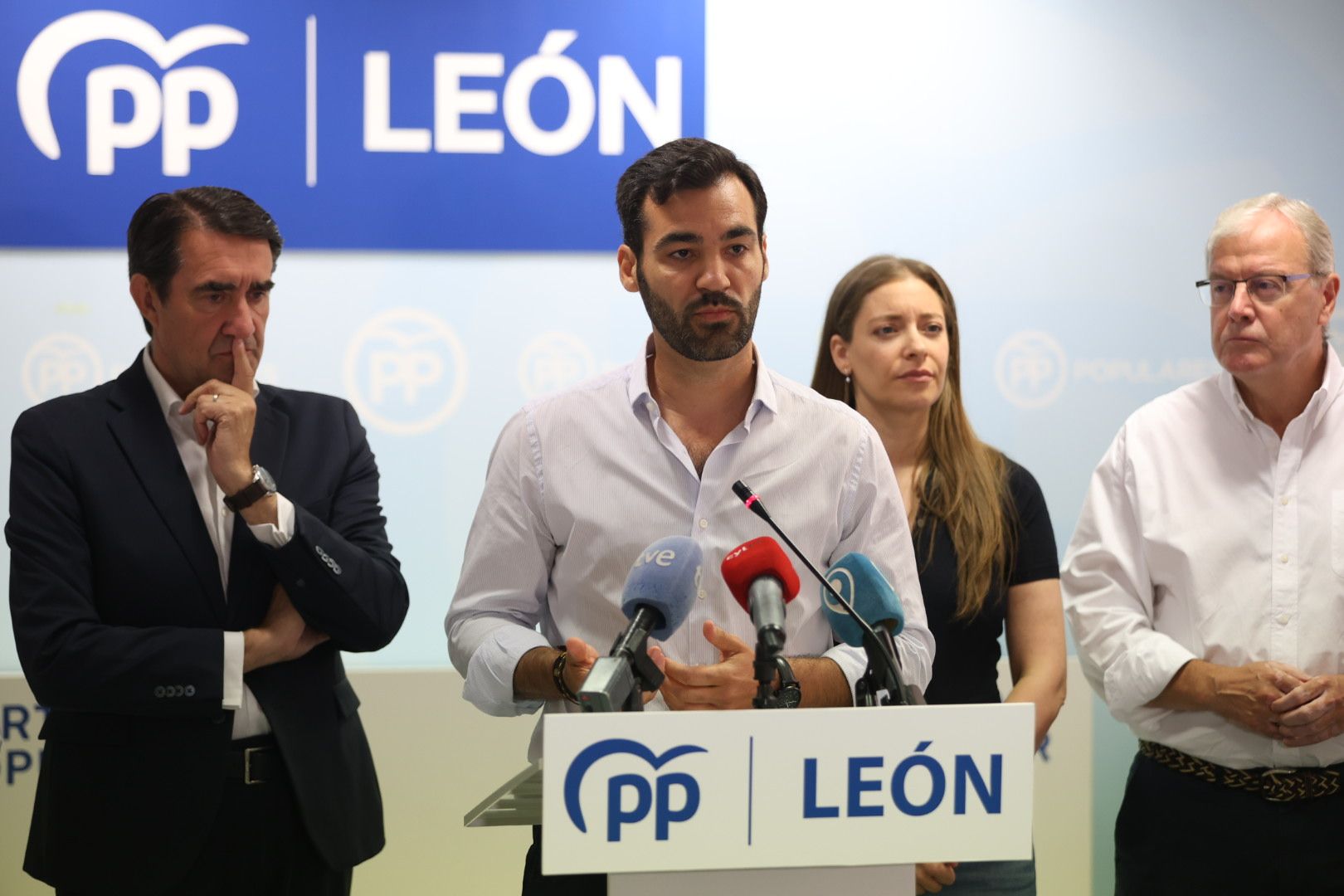  El candidato del Partido Popular a la Alcaldía de León, David Fernández | FERNANDO OTERO