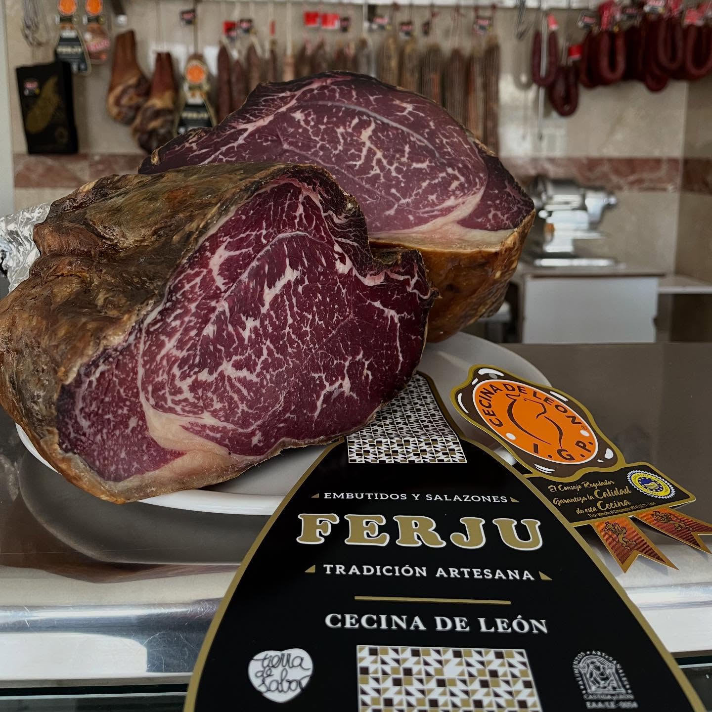 Imagen de una de las cecinas distribuidas por Embutidos Ferju. | EMBUTIDOS FERJU
