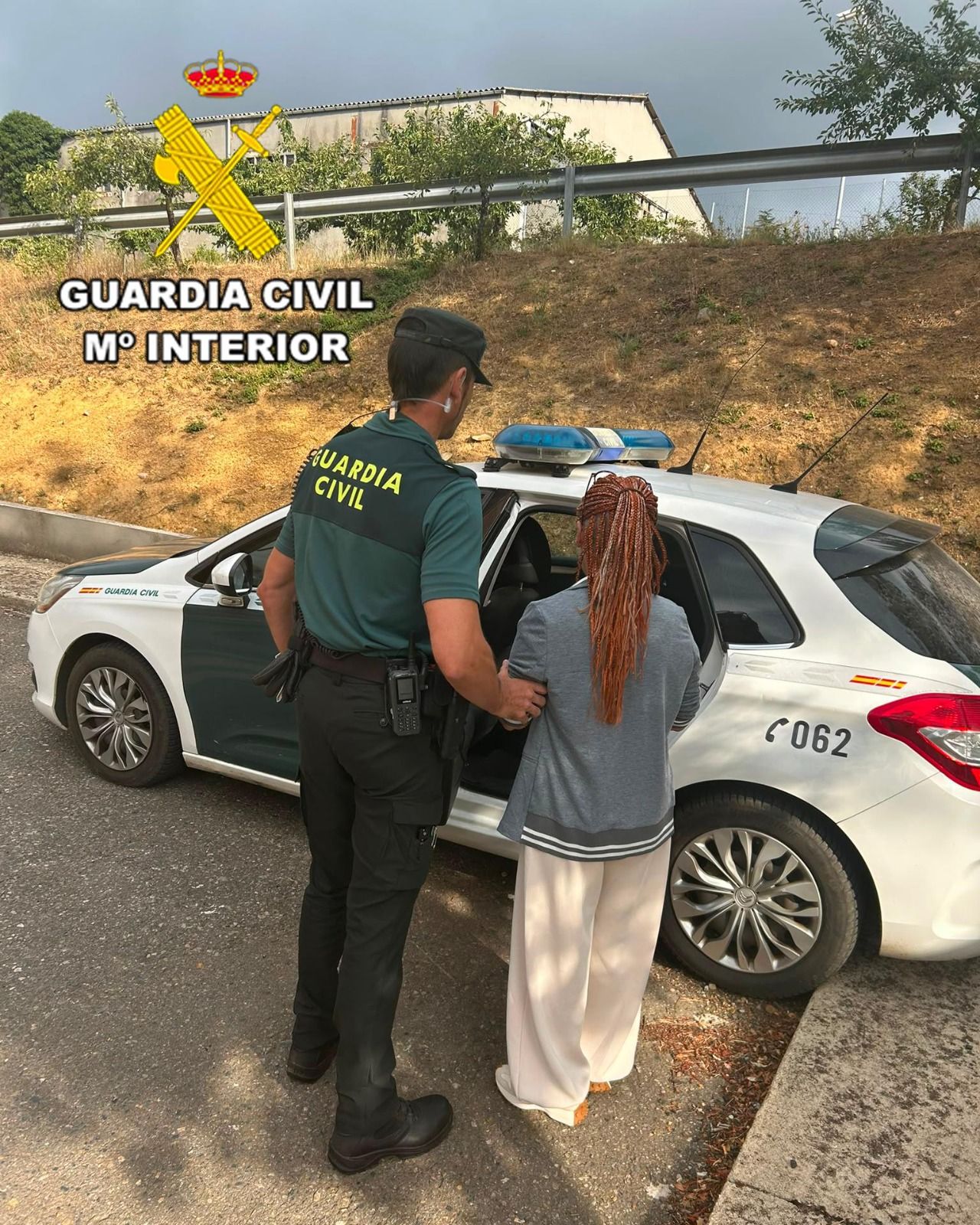Momento de la detención. | GUARDIA CIVIL