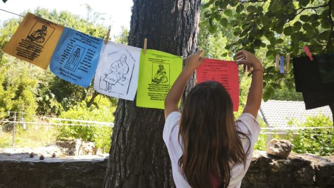 1. Banderolas taller Land Art