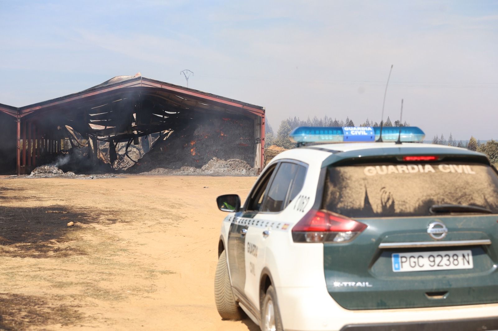 El día después del incendio del Condado El día después del incendio del Condado