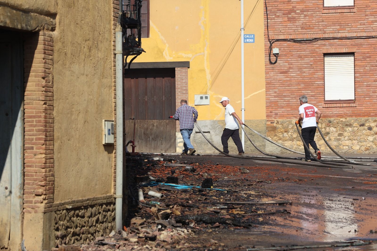 El día después del incendio del Condado El día después del incendio del Condado