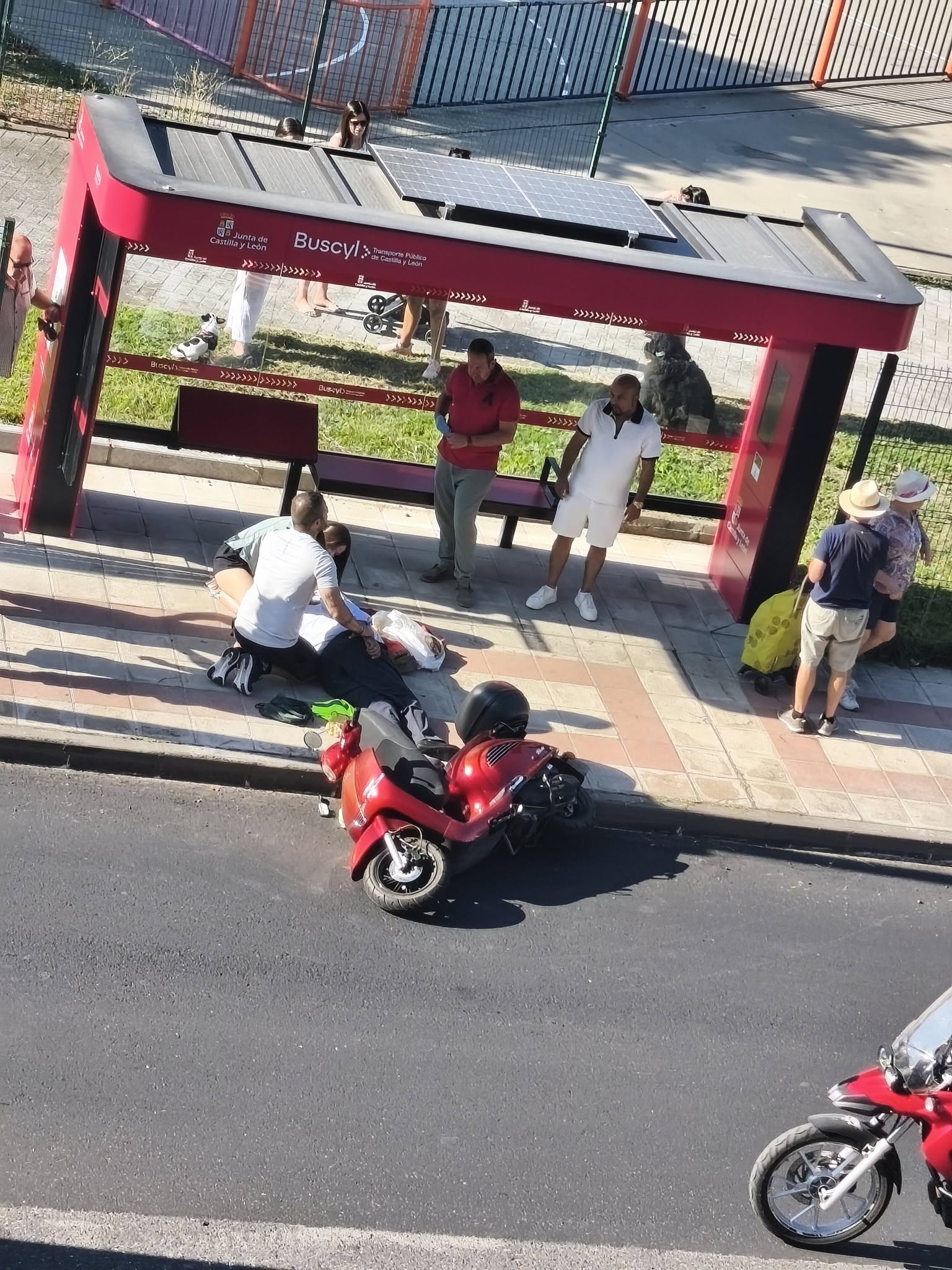 Imagen del accidente en Heriberto Ampudia