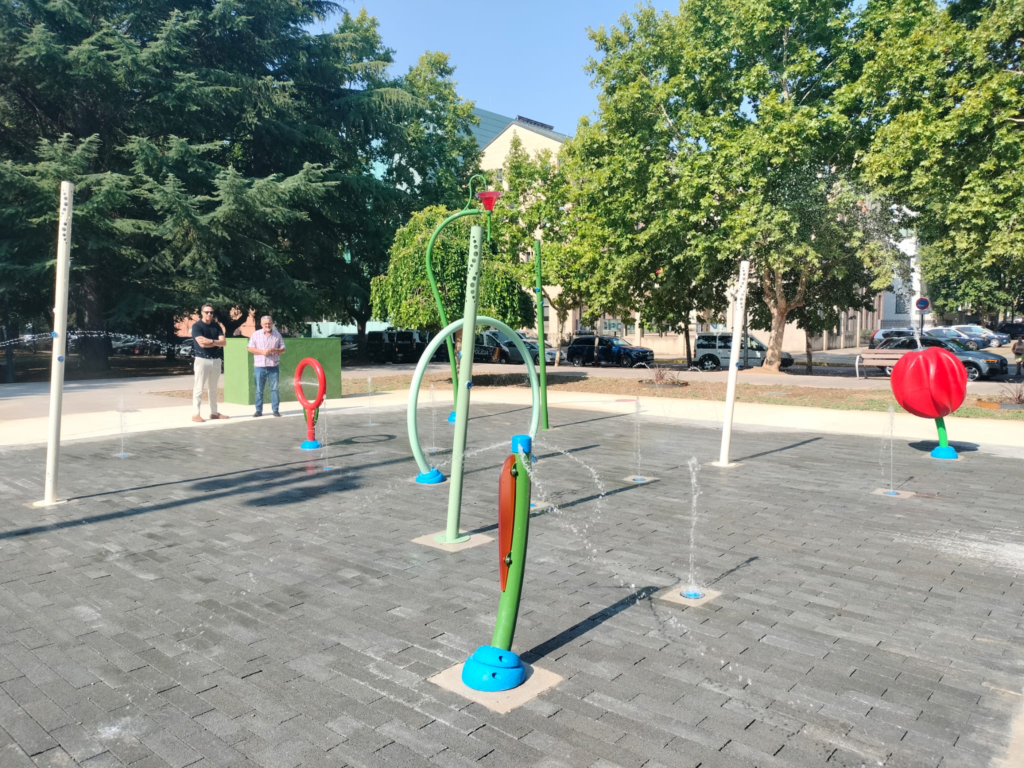 Nuevos juegos del agua en Ponferrada.