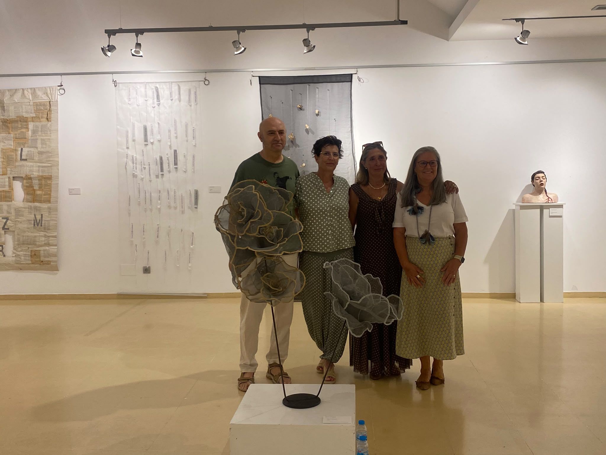 Inauguración de la muestra en Bembibre.
