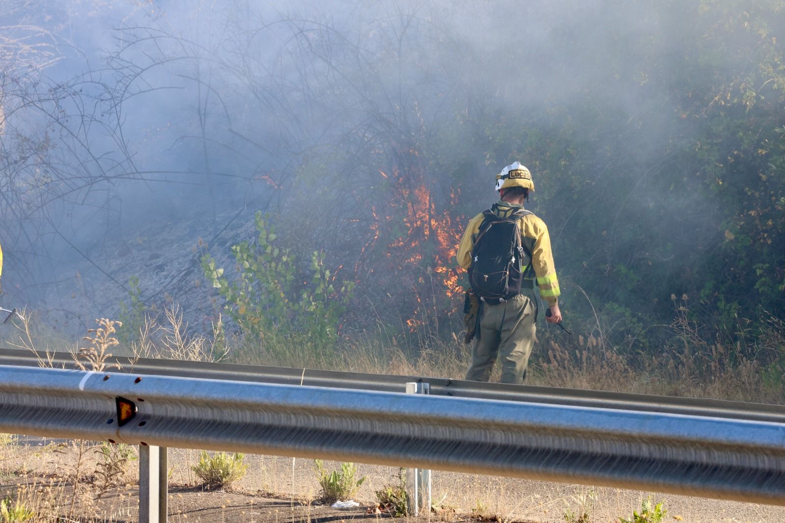 Incendio de Oteruelo. | CARLOS S.CAMPILLO (Ical)