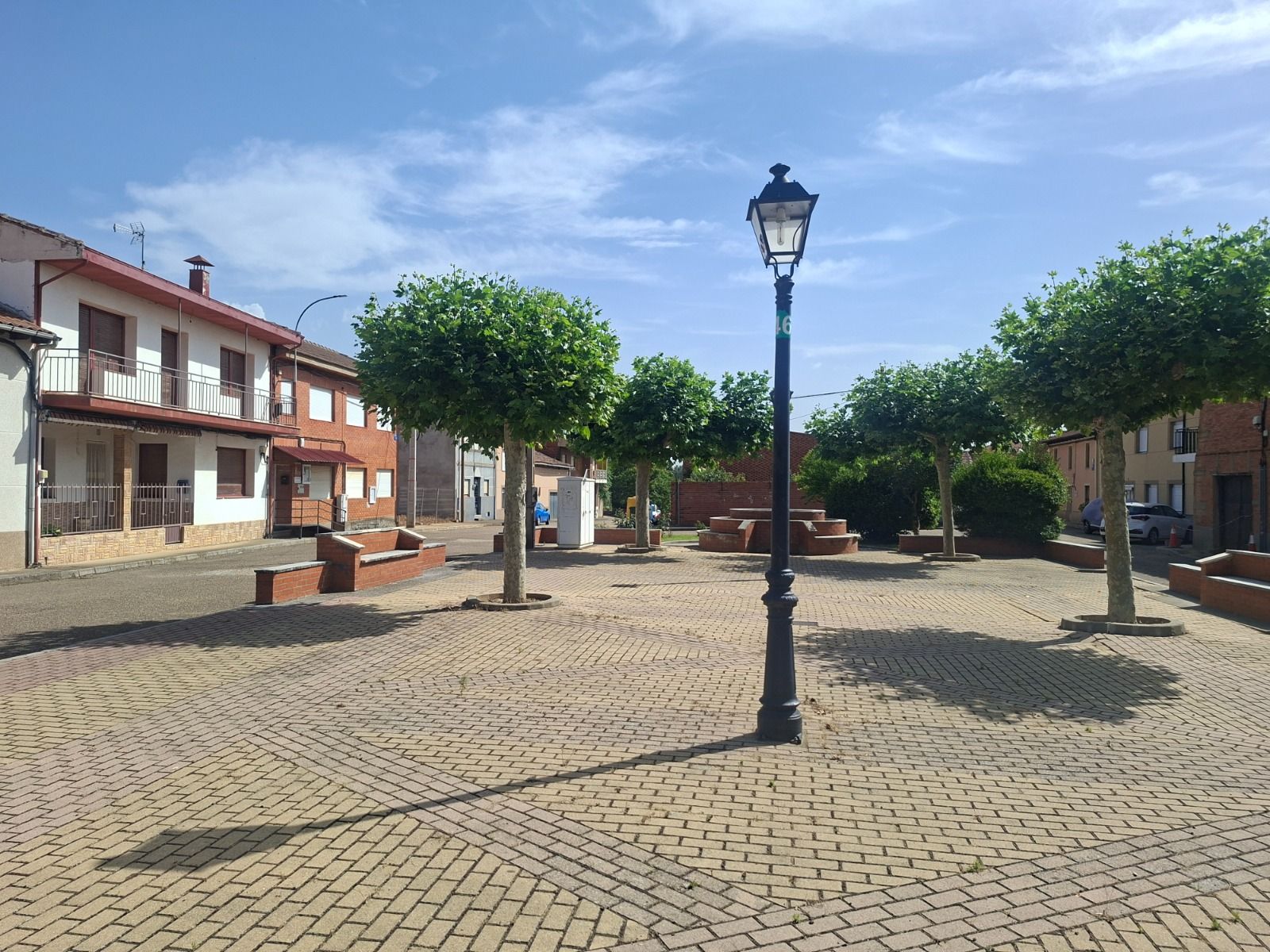Actual plaza de Saludes. | L.N.C.