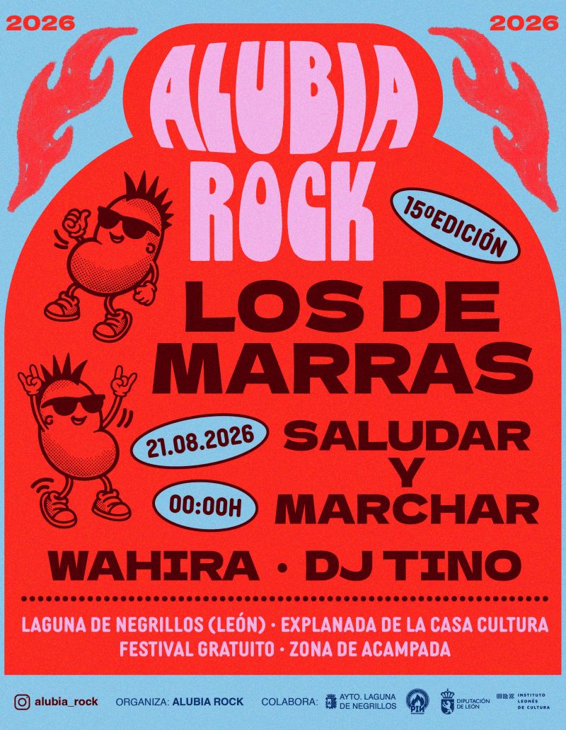 Cartel del XV alubia Rock.