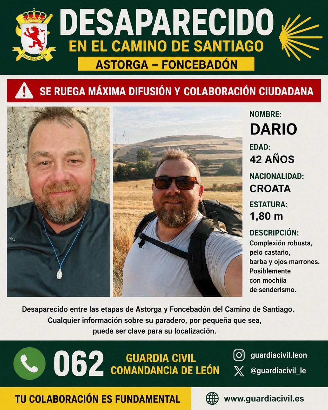 DARIO PEREGRINO DESAPARECIDO