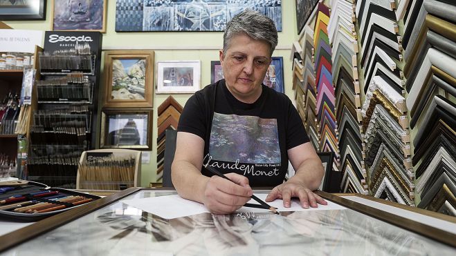 El espacio donde Susana trabaja, imparte clases y crea cada uno de los días de su vida. FERNANDO OTERO