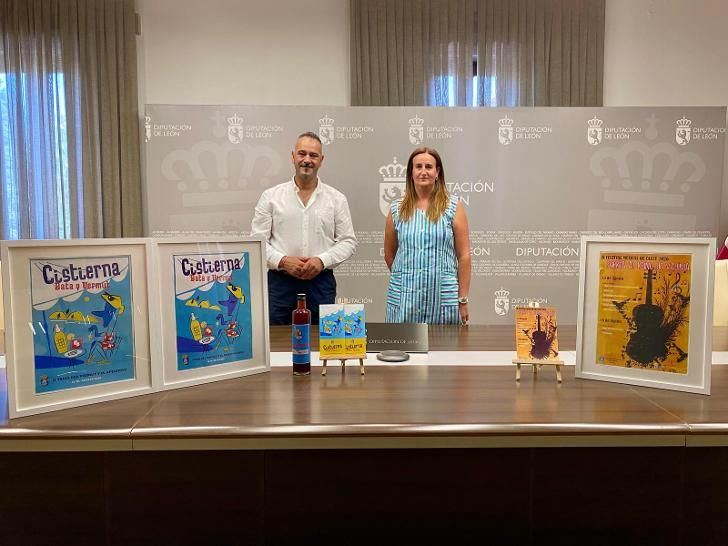 En la imagen, momento de la presentación de ambos eventos festivos.