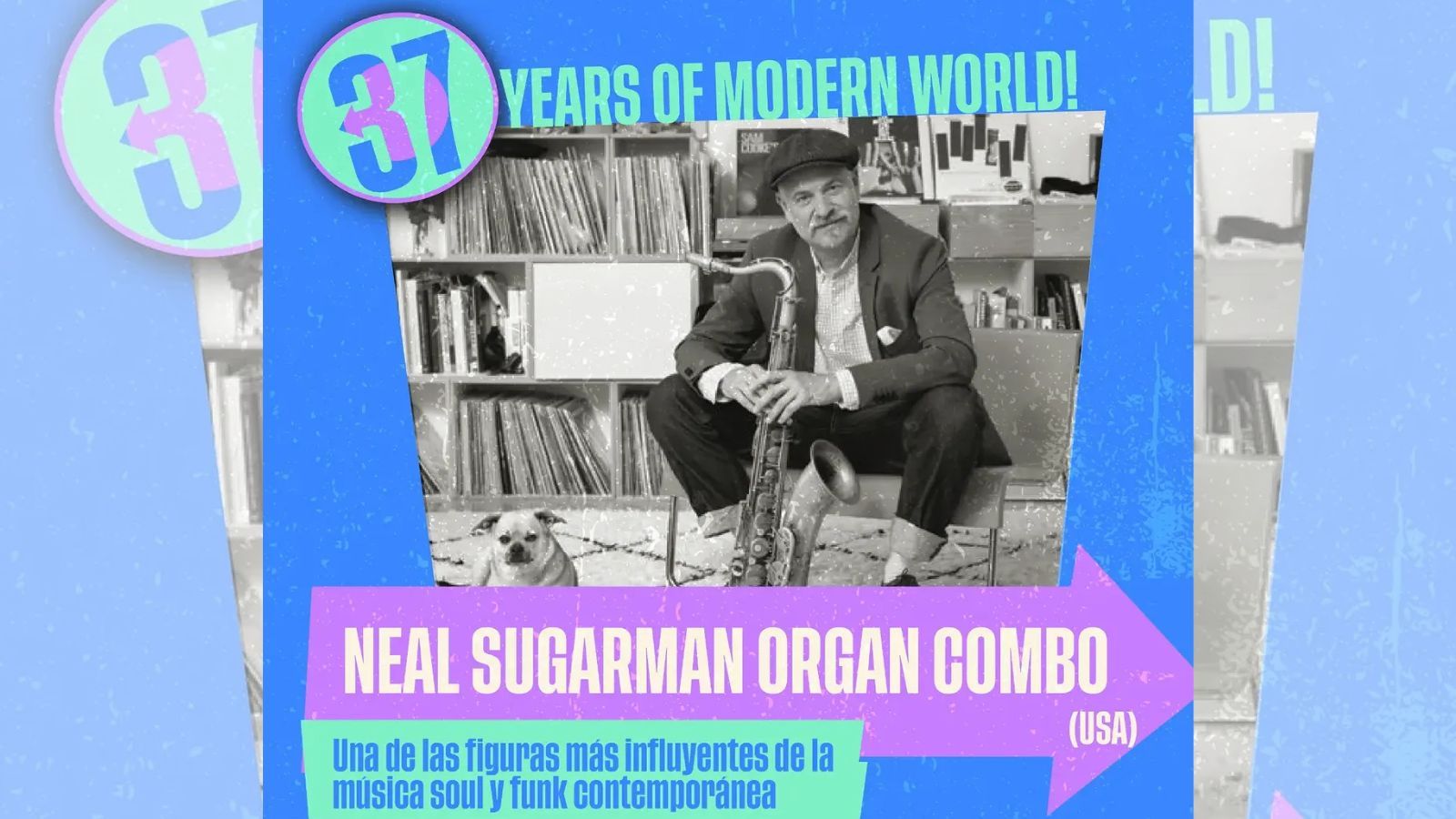 Neal Sugarman Organ Combo se suma al cartel del Purple Weekend.