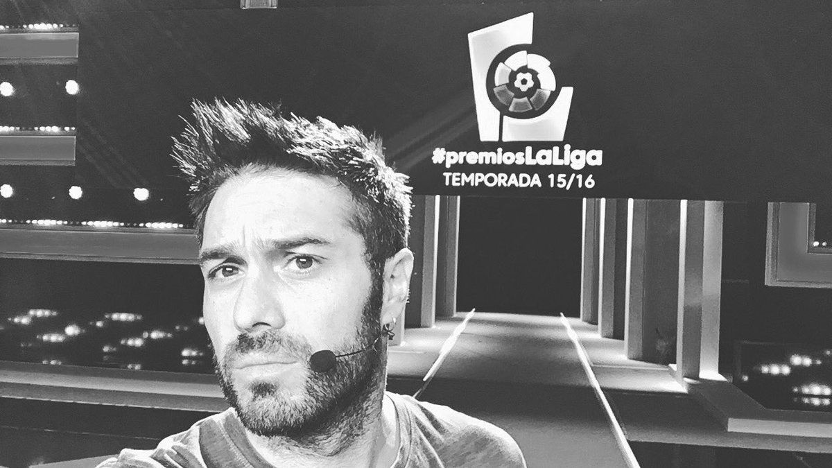 Dani Martínez en una imagen de su Twitter durante los ensayos de la Gala. Dani Martínez en una imagen de su Twitter durante los ensayos de la Gala.