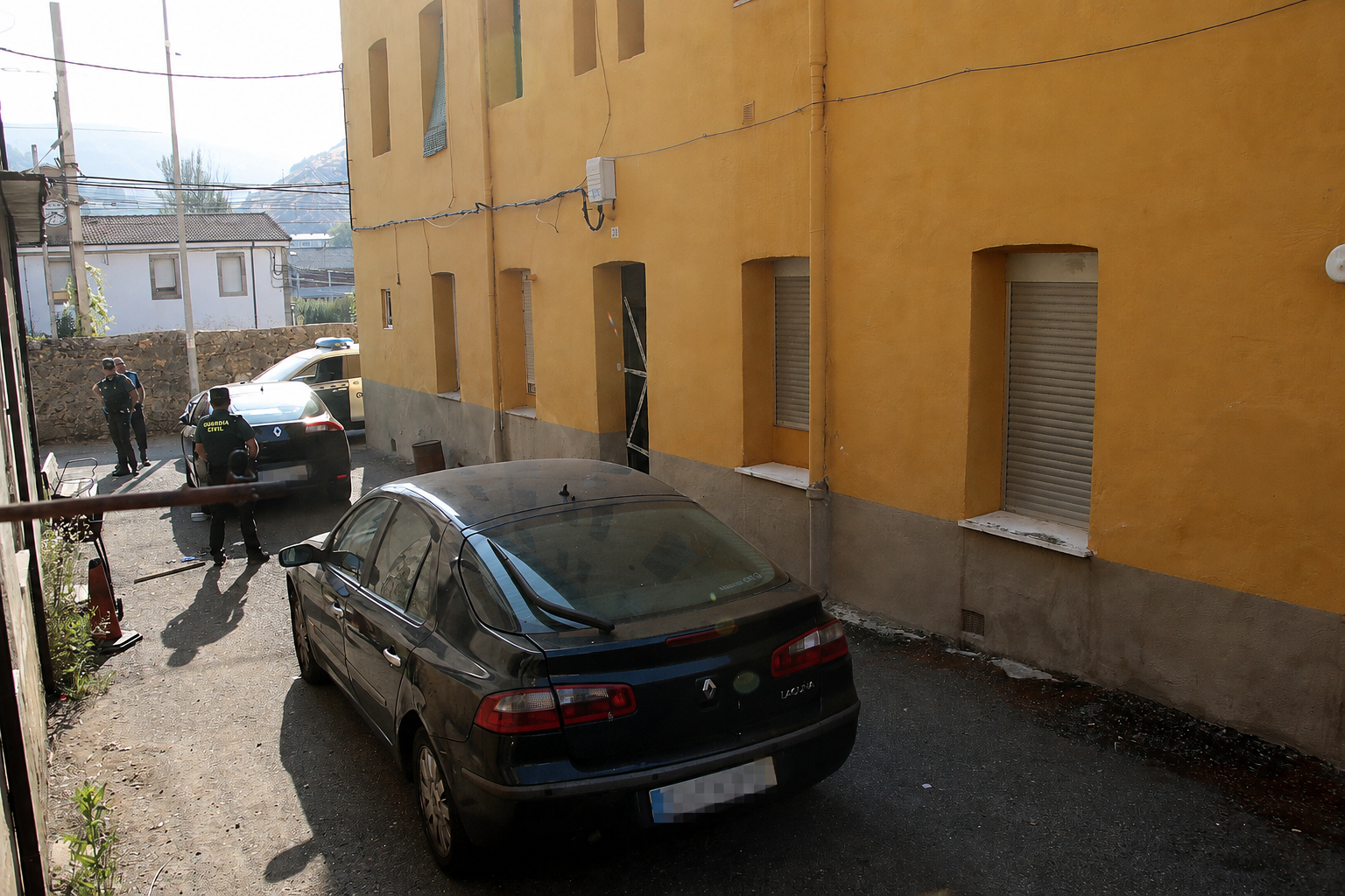 Imagen de la vivienda donde ha tenido lugar el crimen de Santa Lucía. | PEIO GARCÍA (ICAL) Imagen de la vivienda donde ha tenido lugar el crimen de Santa Lucía. | PEIO GARCÍA (ICAL)