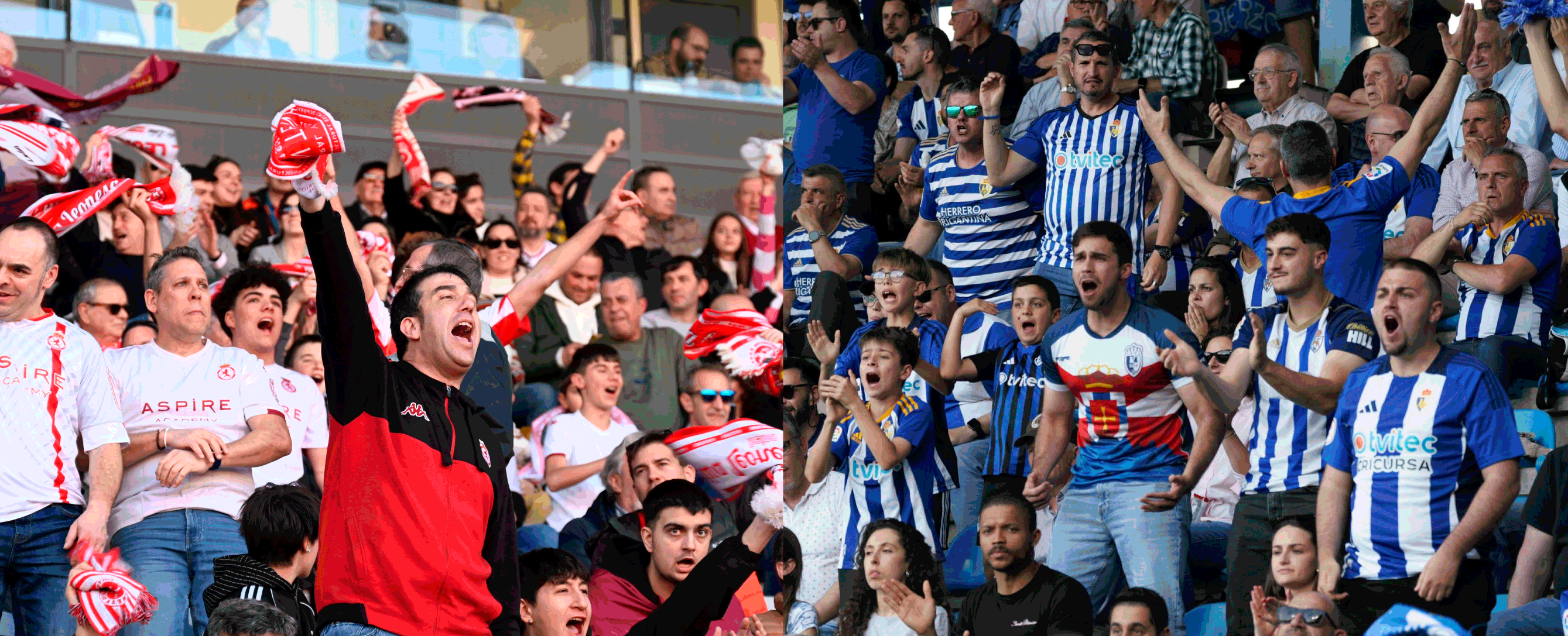 Las aficiones de Cultural y Ponferradina son dos de las tres más grandes de todo el Grupo 1 de Primera Federación.  SAÚL ARÉN   PONFERRADINA
