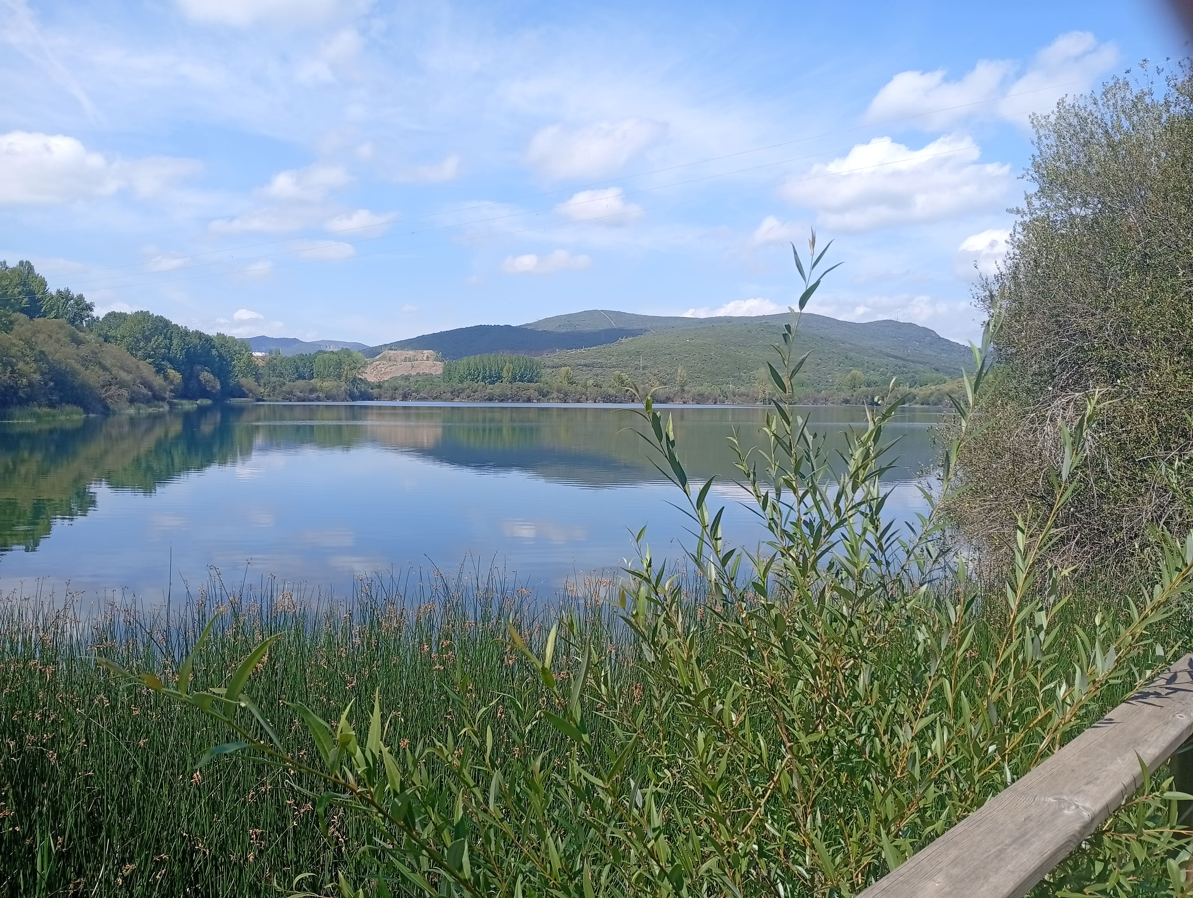 Imagen del Lago de Carucedo, desde donde se realizará la actividad de observación.