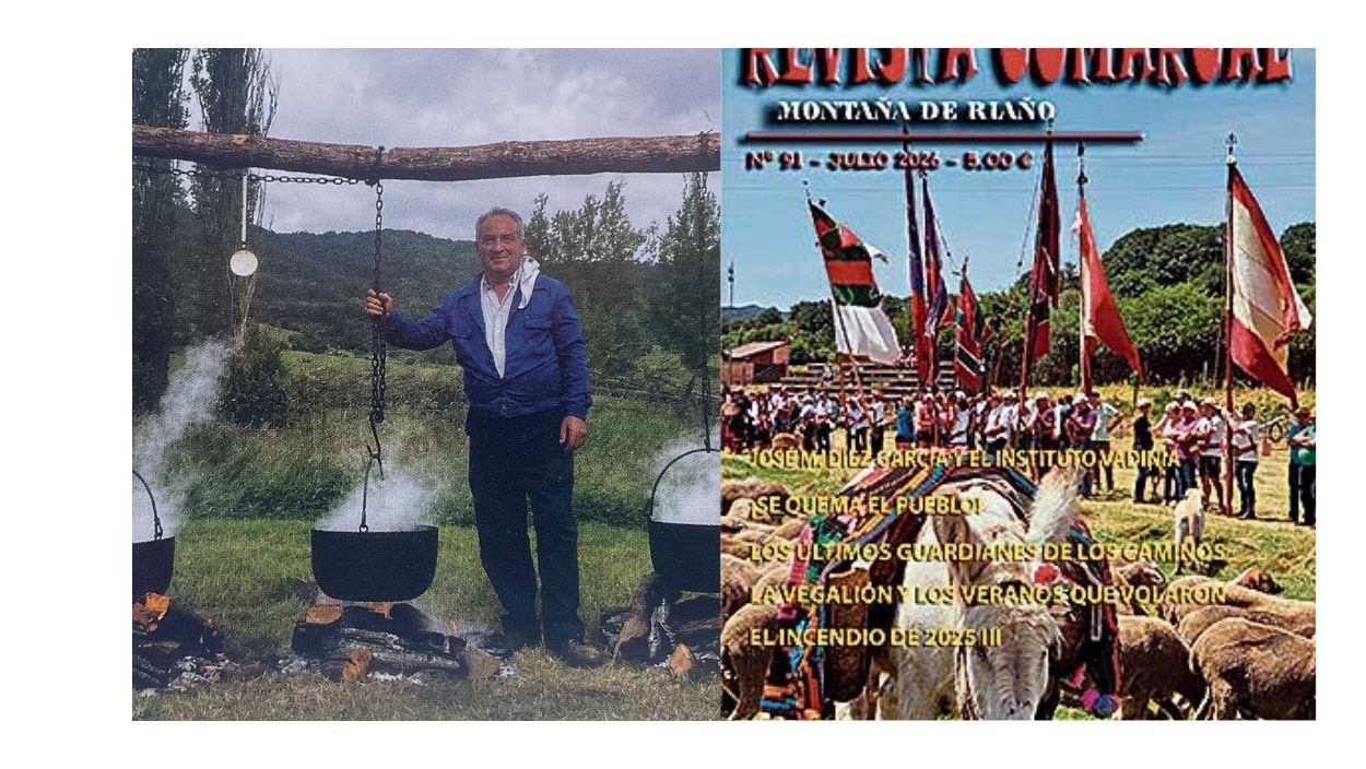 El mundo de los rebaños, los pastores y la trashumancia tiene mucha presencia en este número, también la tradicional caldereta que hace Felipe Fernández. | L.N.C.