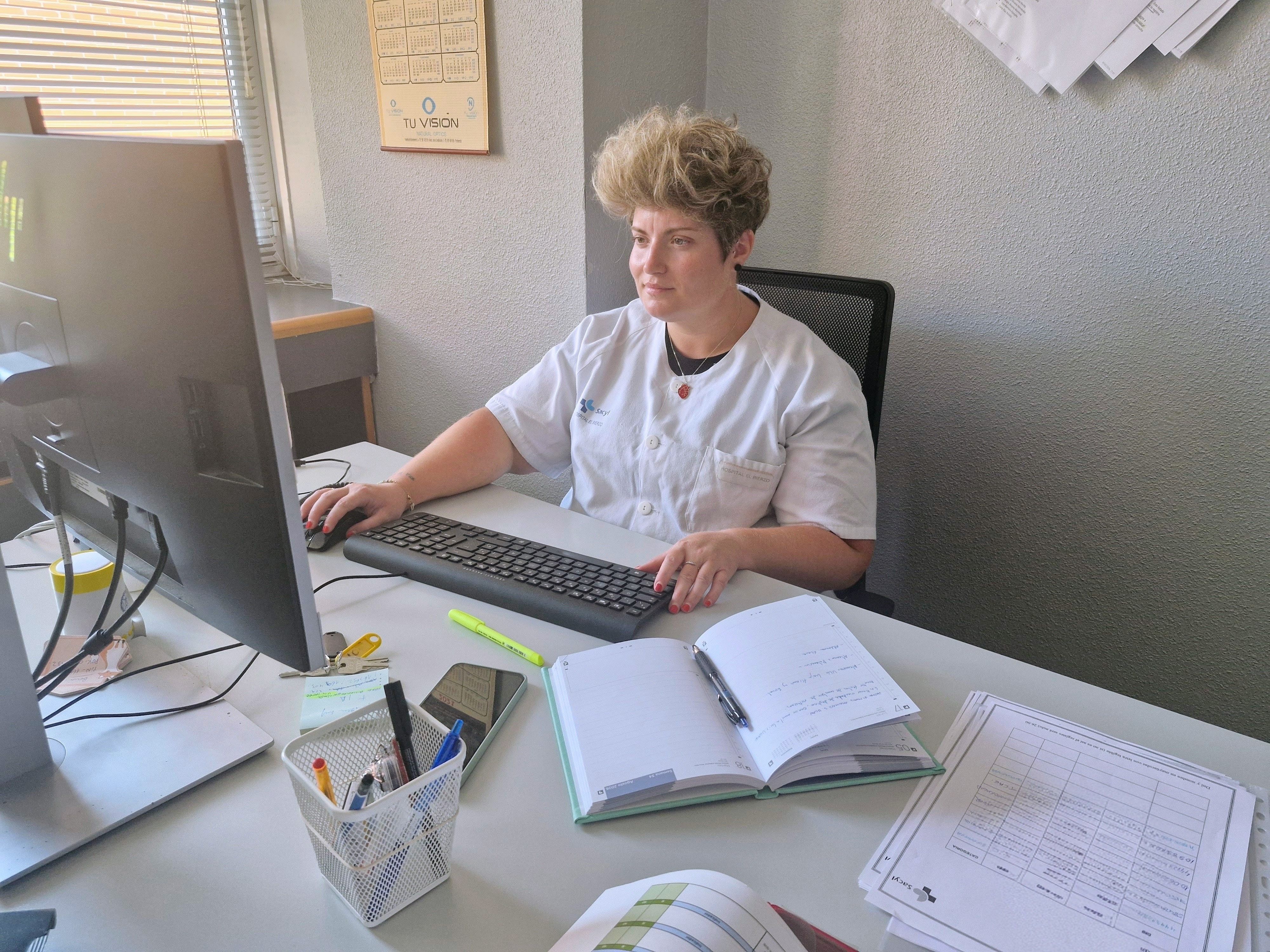 La coordinadora de Enfermería de Docencia, Formación e Investigación de la Gasbi, Silvia Domínguez. La coordinadora de Enfermería de Docencia, Formación e Investigación de la Gasbi, Silvia Domínguez.