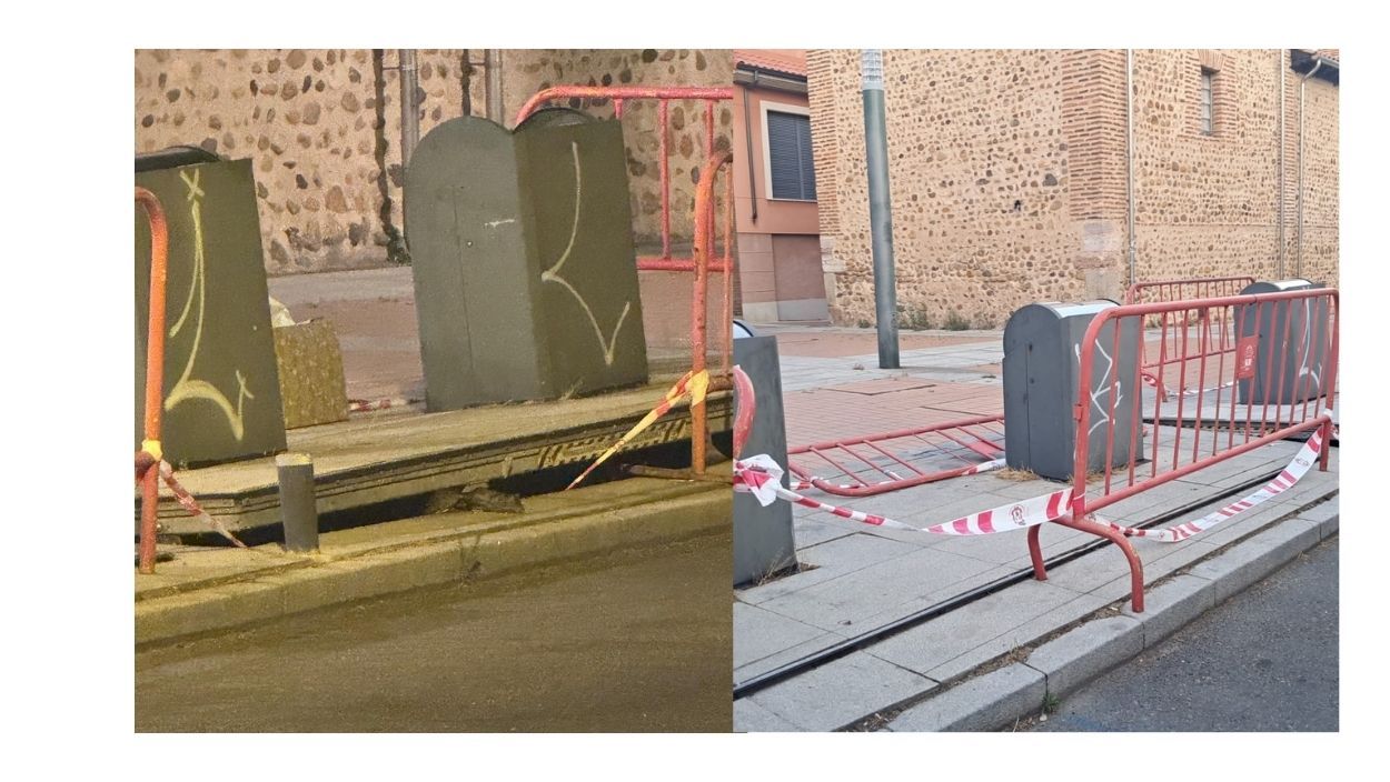 Estado en el que se encuentra el entorno próximo a la ermita de Trobajo del Camino. | L.N.C.