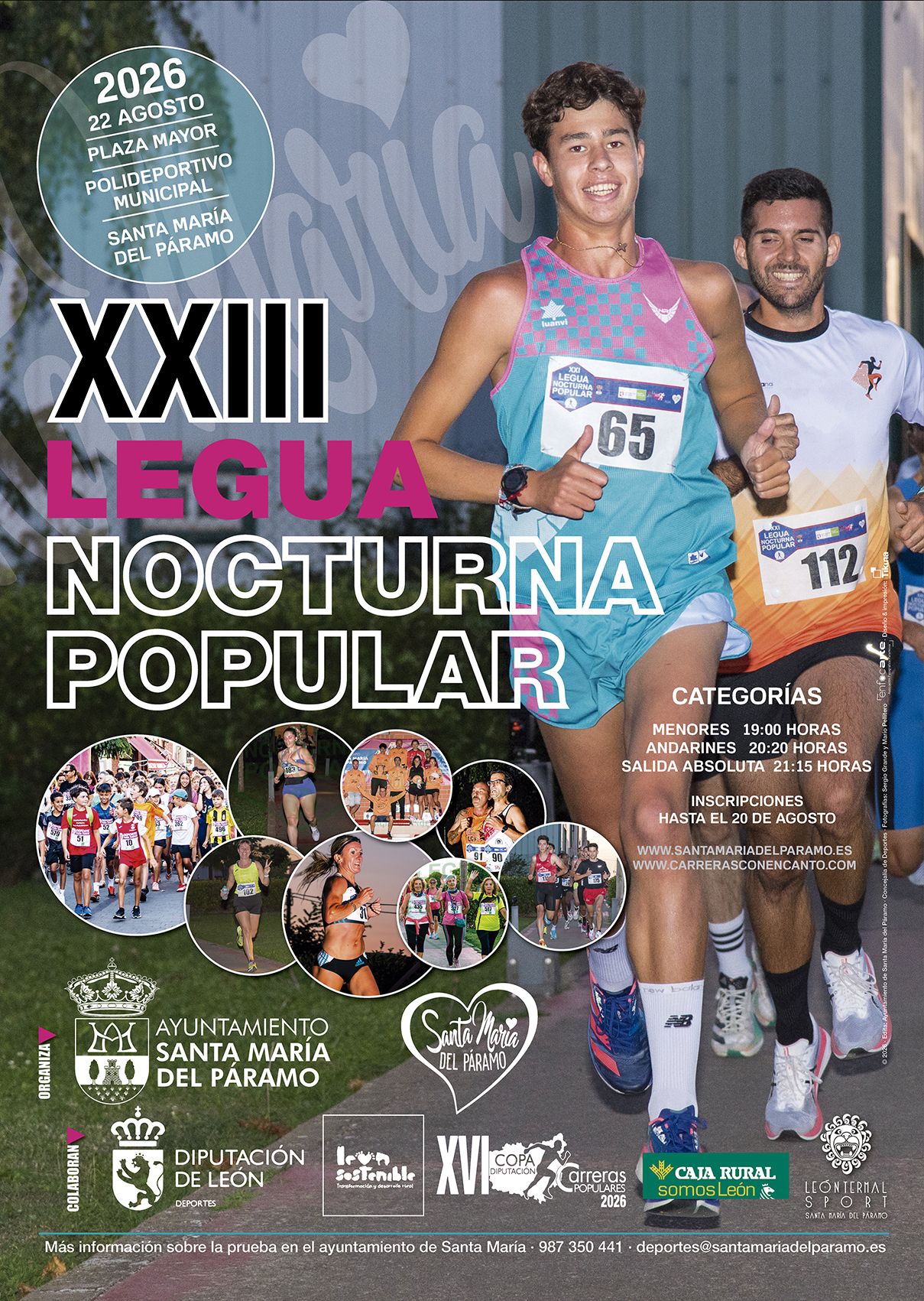 Cartel de la Legua Nocturna. Cartel de la Legua Nocturna.