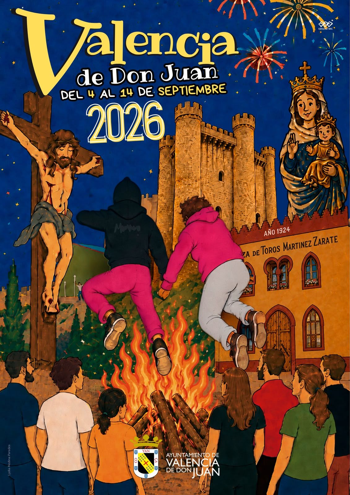 Cartel de las fiestas de 2026 de Valencia de Don Juan.