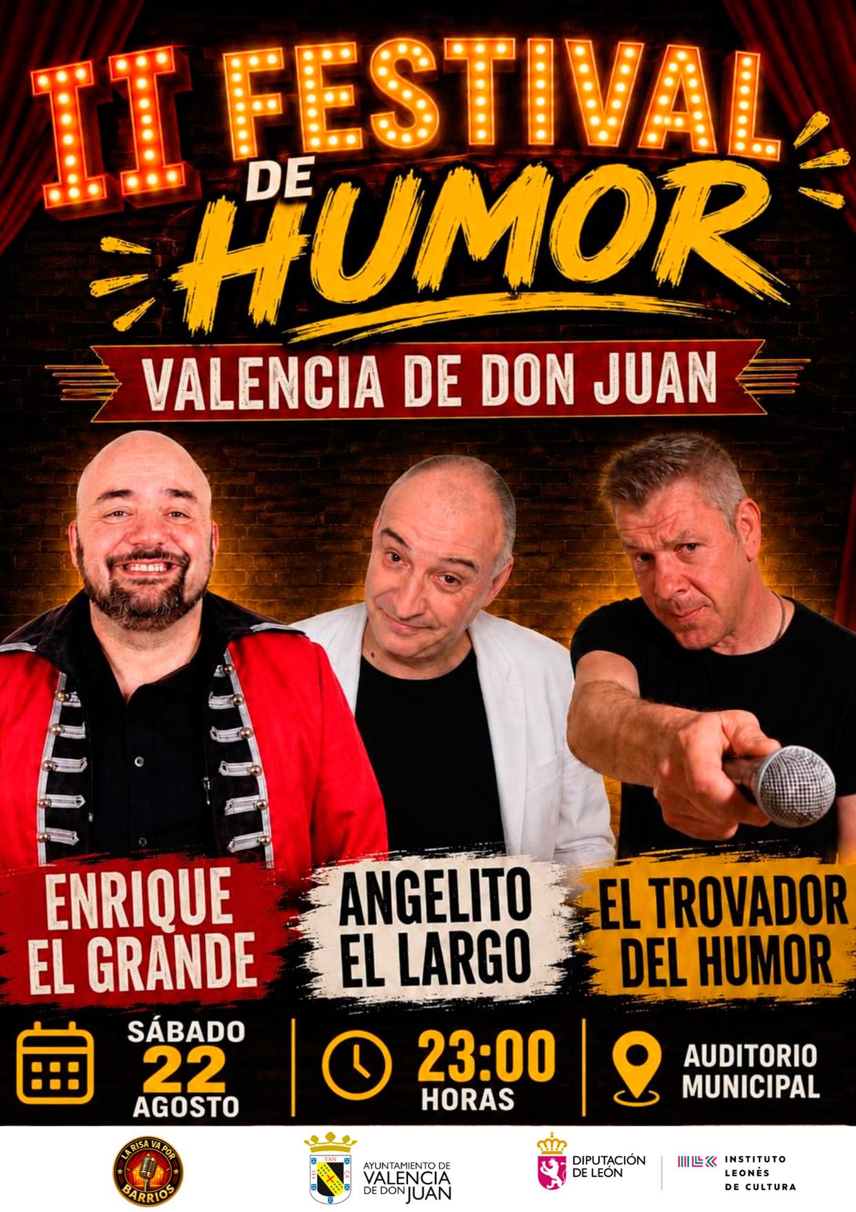 Cartel del II Festival de Humor.