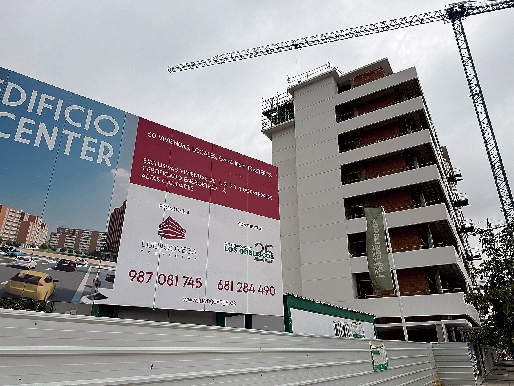 Nueva promoción de viviendas en construcción en León capital. | SAÚL ARÉN Nueva promoción de viviendas en construcción en León capital. | SAÚL ARÉN