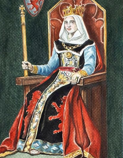 La acuarela de Doña Urraca. La acuarela de Doña Urraca.