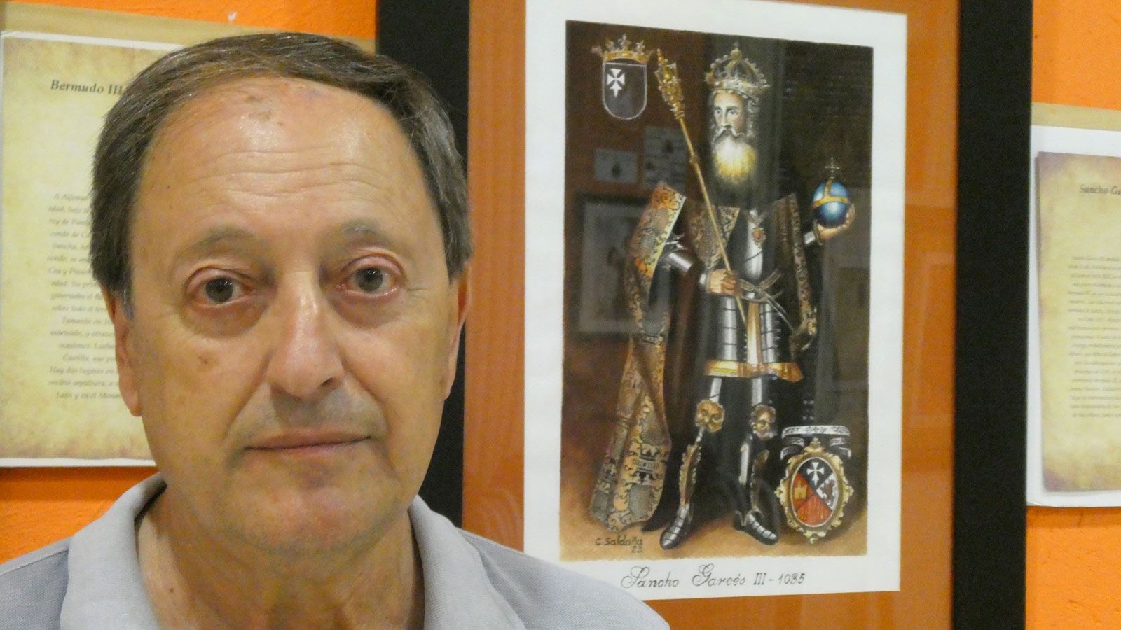El artista Carlos Saldaña. | GREGORIO FERNÁNDEZ CASTAÑÓN