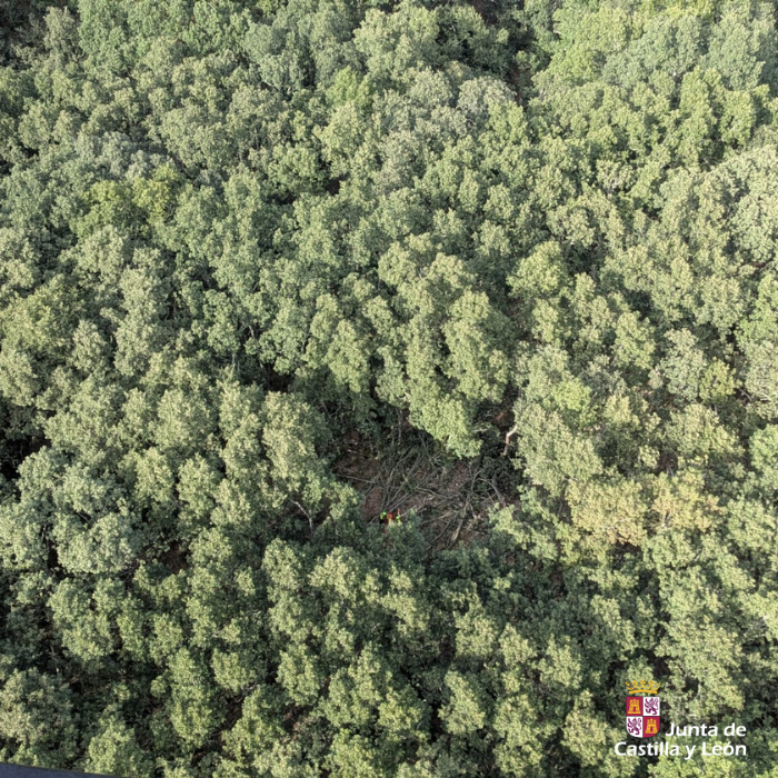 Rescate en Santa Colomba de Somoza. | JCYL