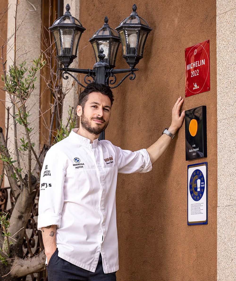 Samuel Naveira, chef anfitrión en el restaurante Mu·na de Ponferrada.