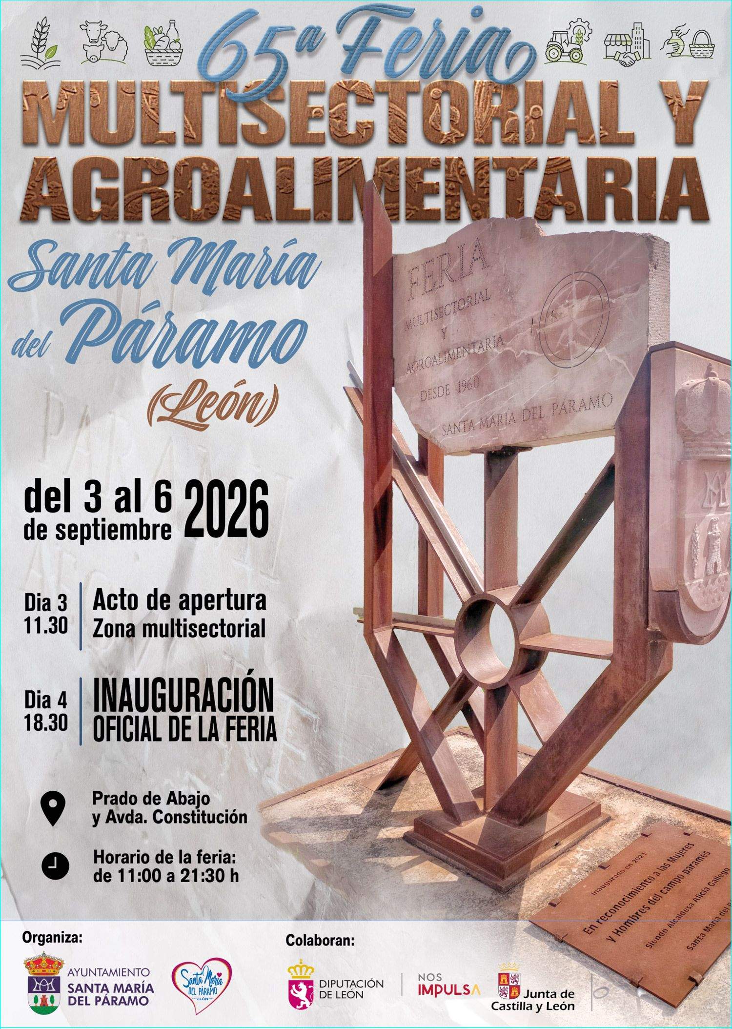 Cartel de la Feria Multisectorial. 