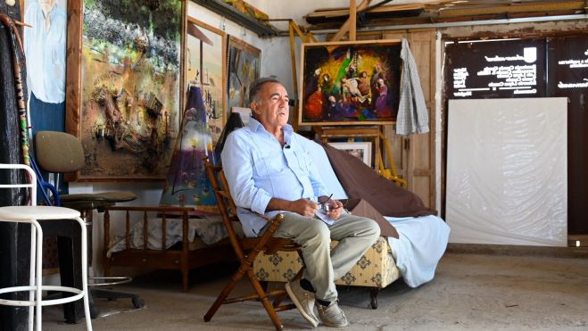 El artista mantiene con Villar de Mazarife una estrecha relación familiar. SAÚL ARÉN El artista mantiene con Villar de Mazarife una estrecha relación familiar. SAÚL ARÉN