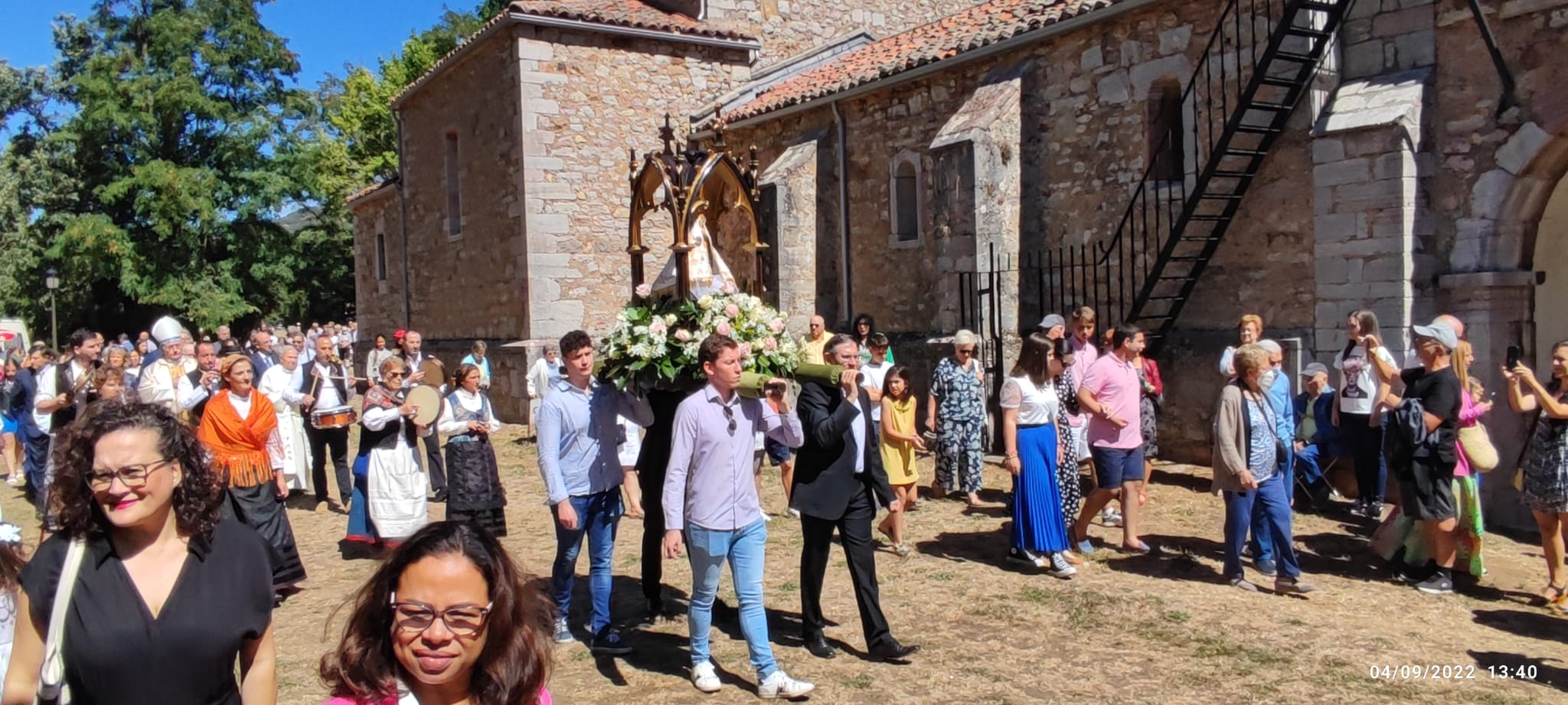 Fotografía de la celebración de la romería de Buen Suceso. 