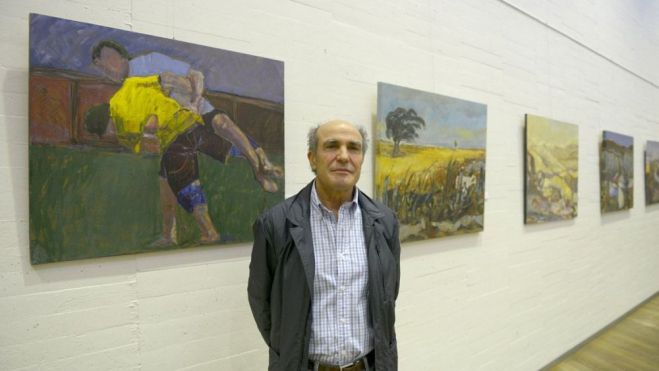 Imagen de archivo del artista leonés José Antonio Barrera. MAURICIO PEÑA Imagen de archivo del artista leonés José Antonio Barrera. MAURICIO PEÑA