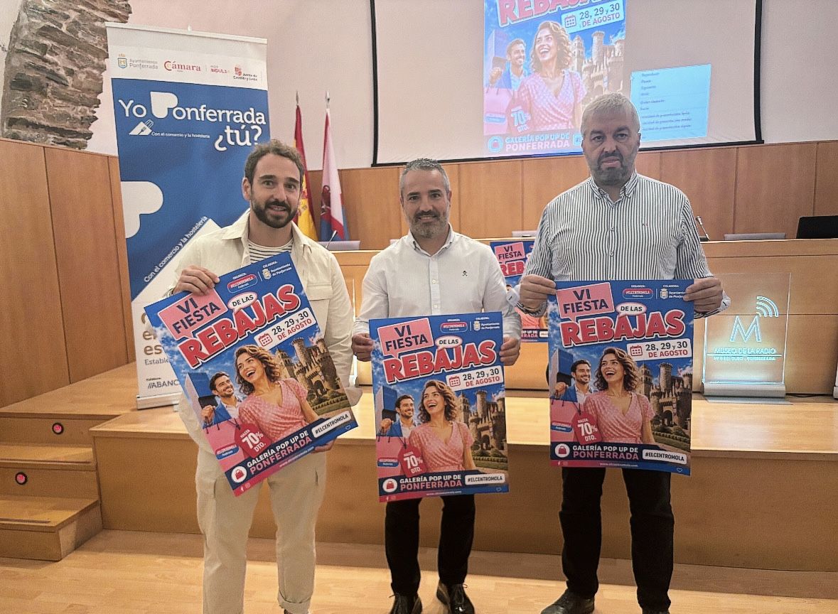 Presentación de la VI Fiesta de las Rebajas, que se celebrará este fin de semana. | JAVIER FERNÁNDEZ