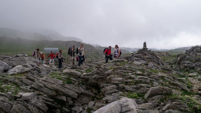 07 Con el refugio de los espeleólogos al fondo 07 Con el refugio de los espeleólogos al fondo
