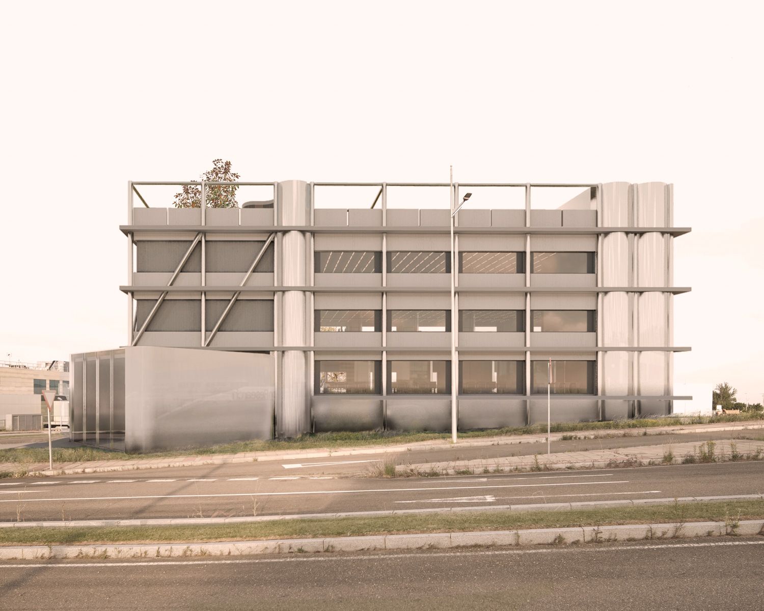 Así será el edificio de la incubadora proyectada para el Parque Tecnológico. | VIRA ARQUITECTURA