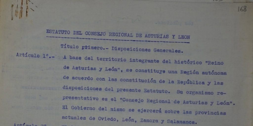 Artículo primero del Estatuto de Autonomía de la Región Leonesa y Asturias.