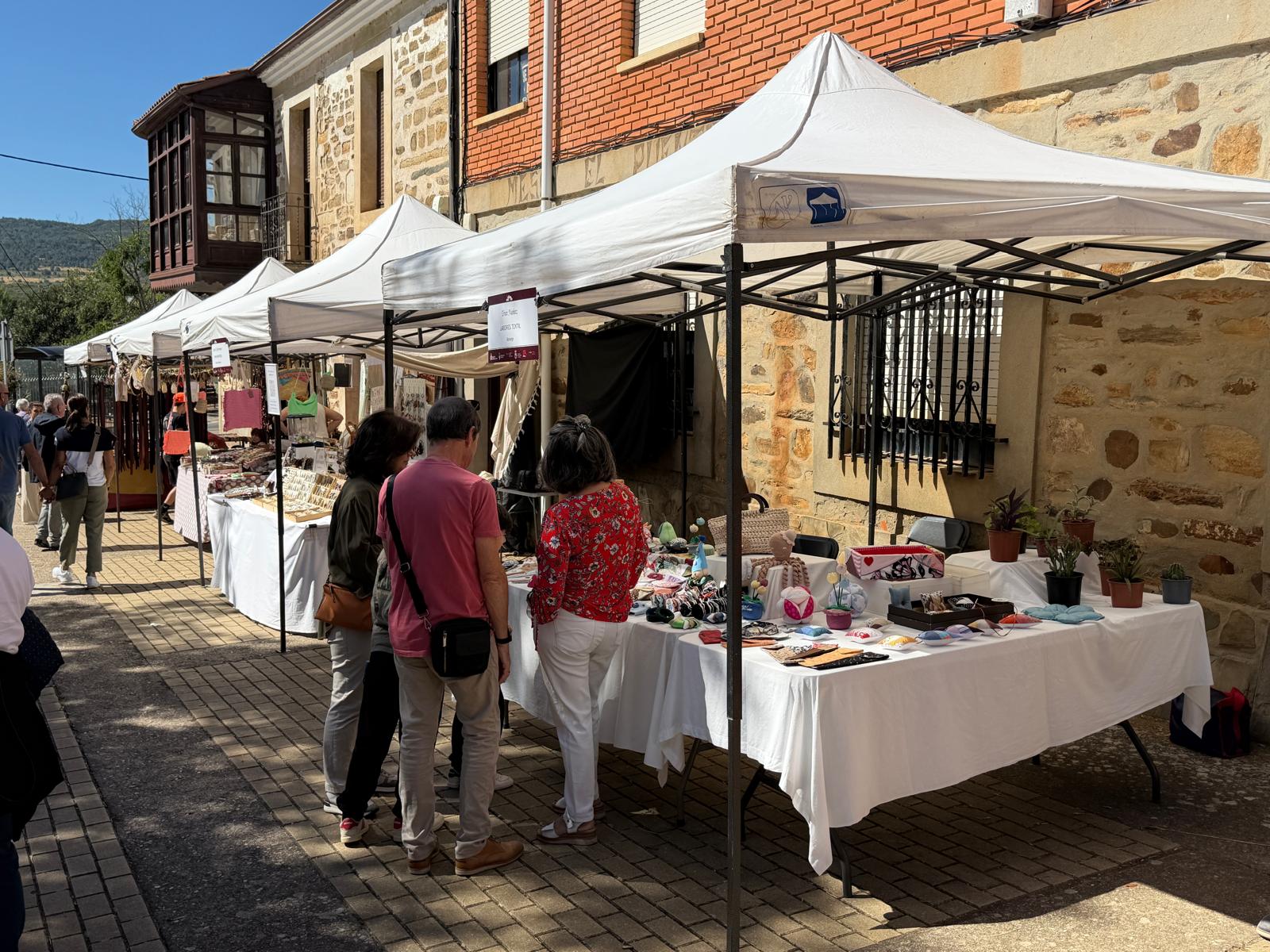 Feria de 'Patios con Arte' de Santa Colomba de Somoza. | SAÚL ARÉN