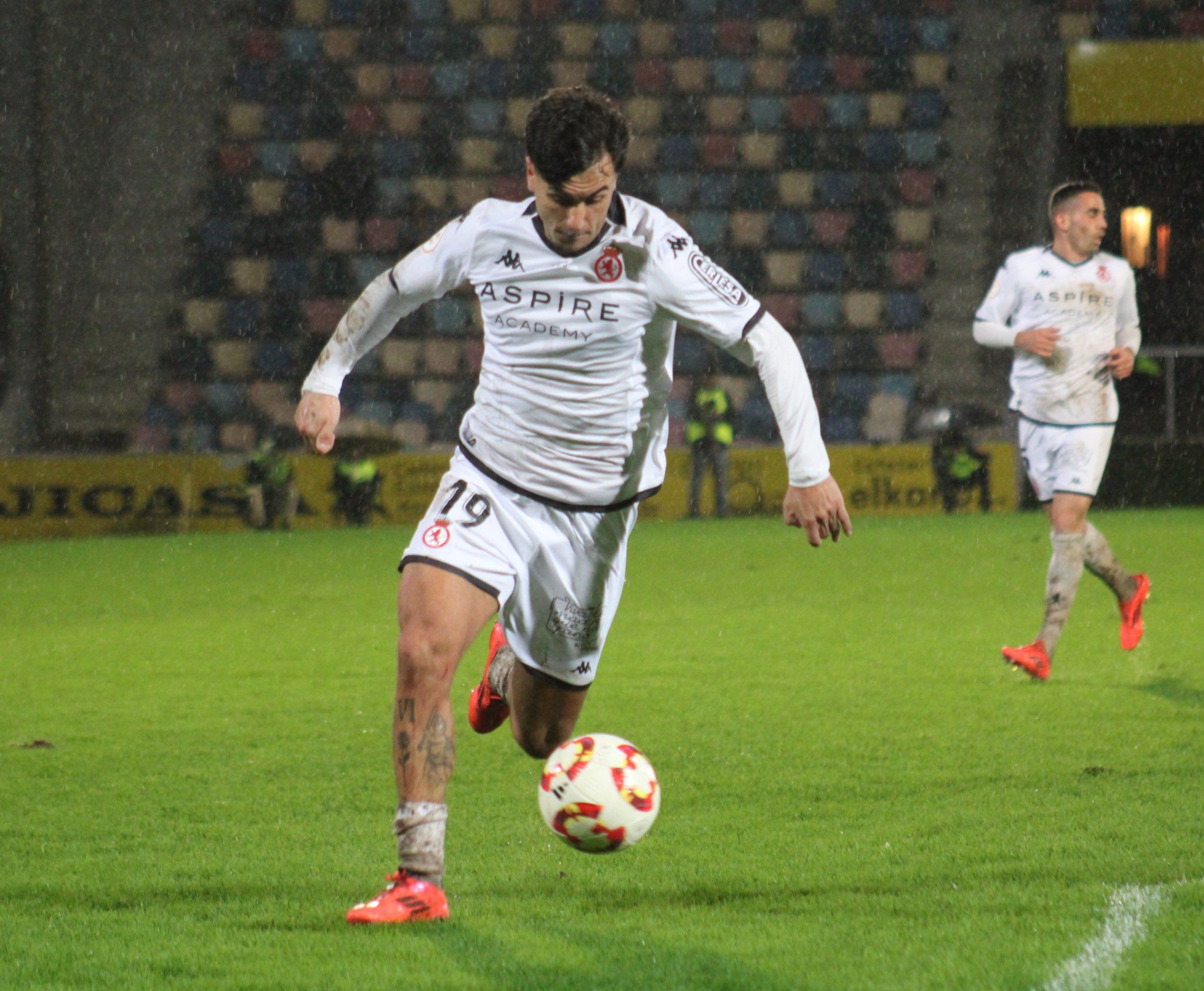 Escobar, durante el último Barakaldo - Cultural. | CYD