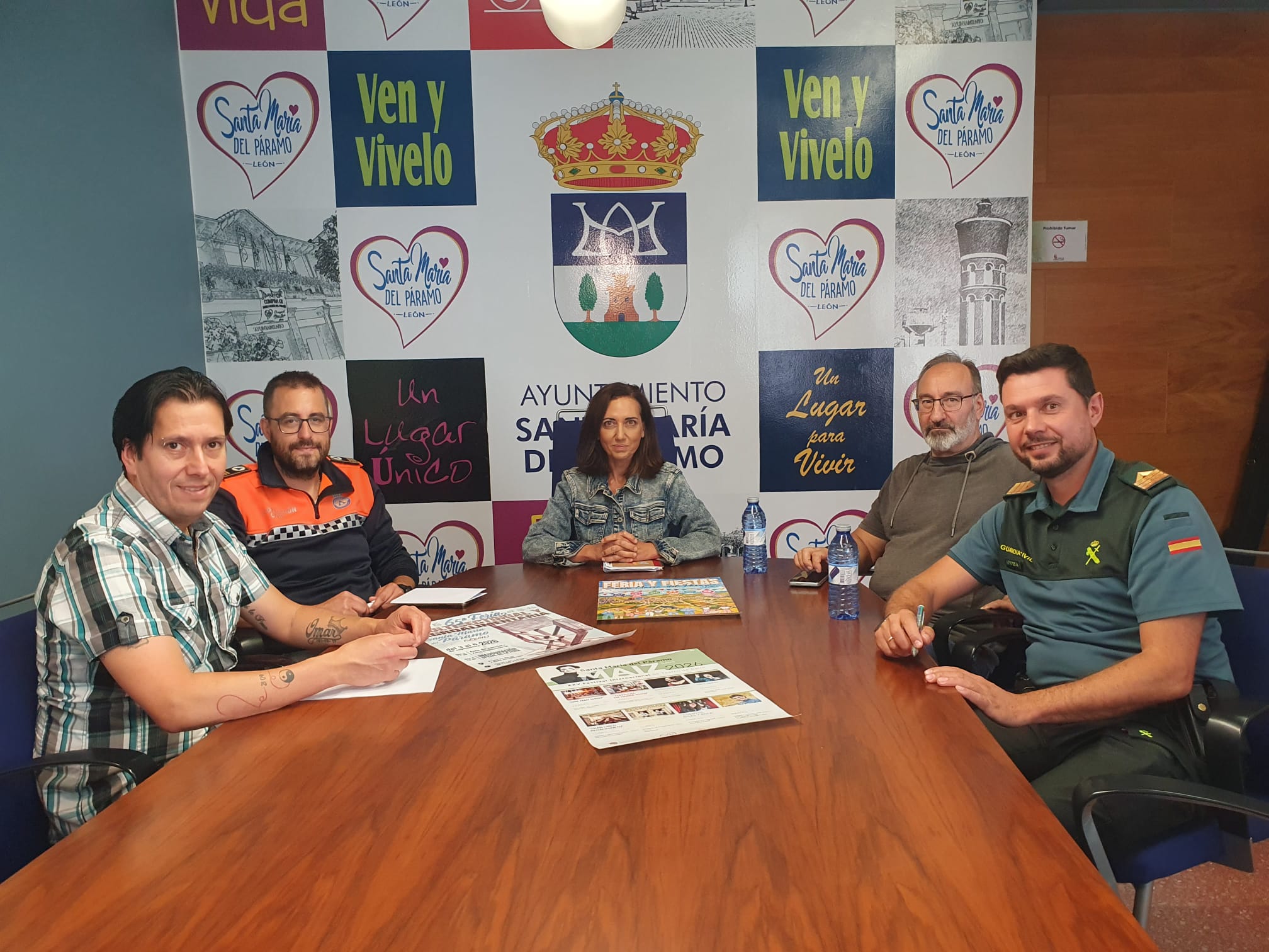 Reunión para coordinar el dispositivo de seguridad de las fiestas. |L.N.C.