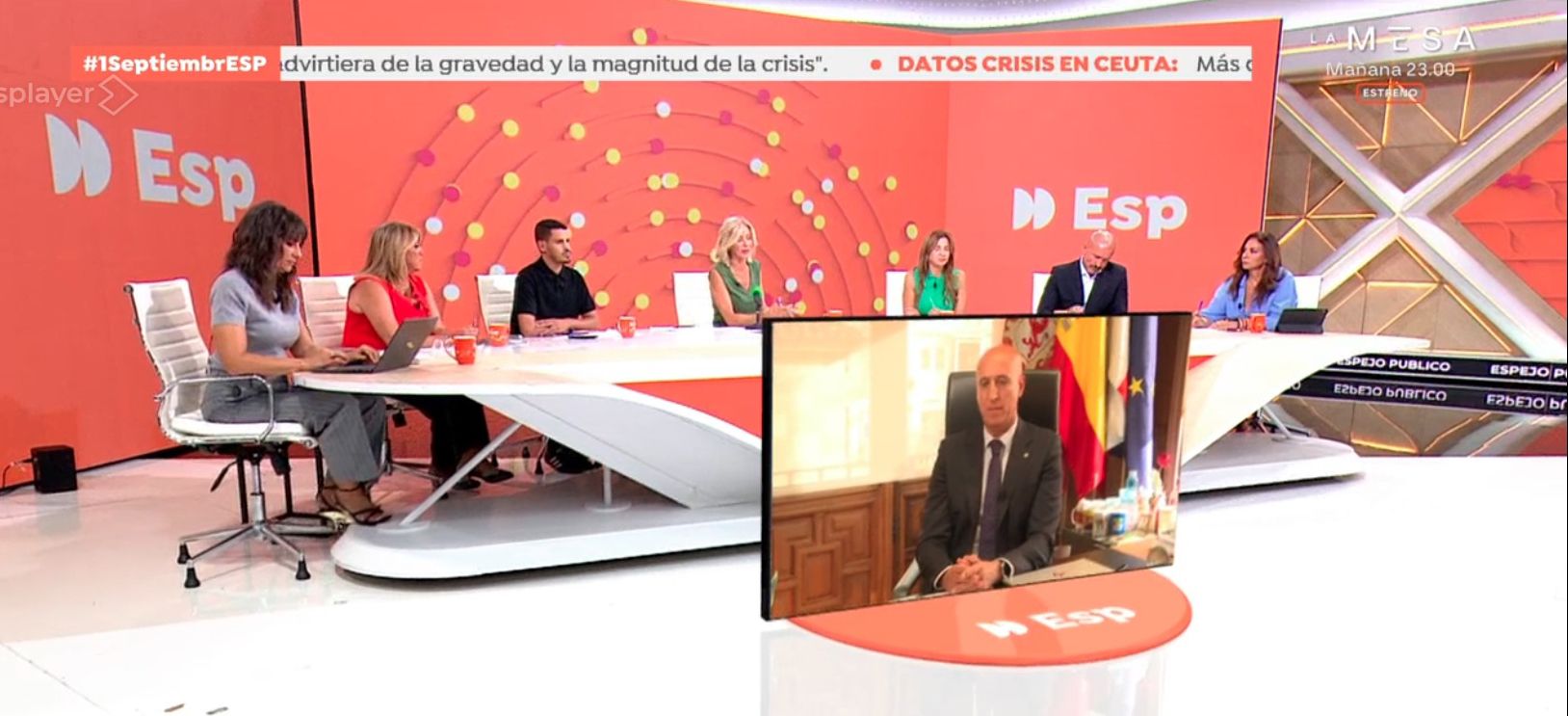 Un instante de la intervención de José Antonio Diez en 'Espejo Público. | ANTENA 3