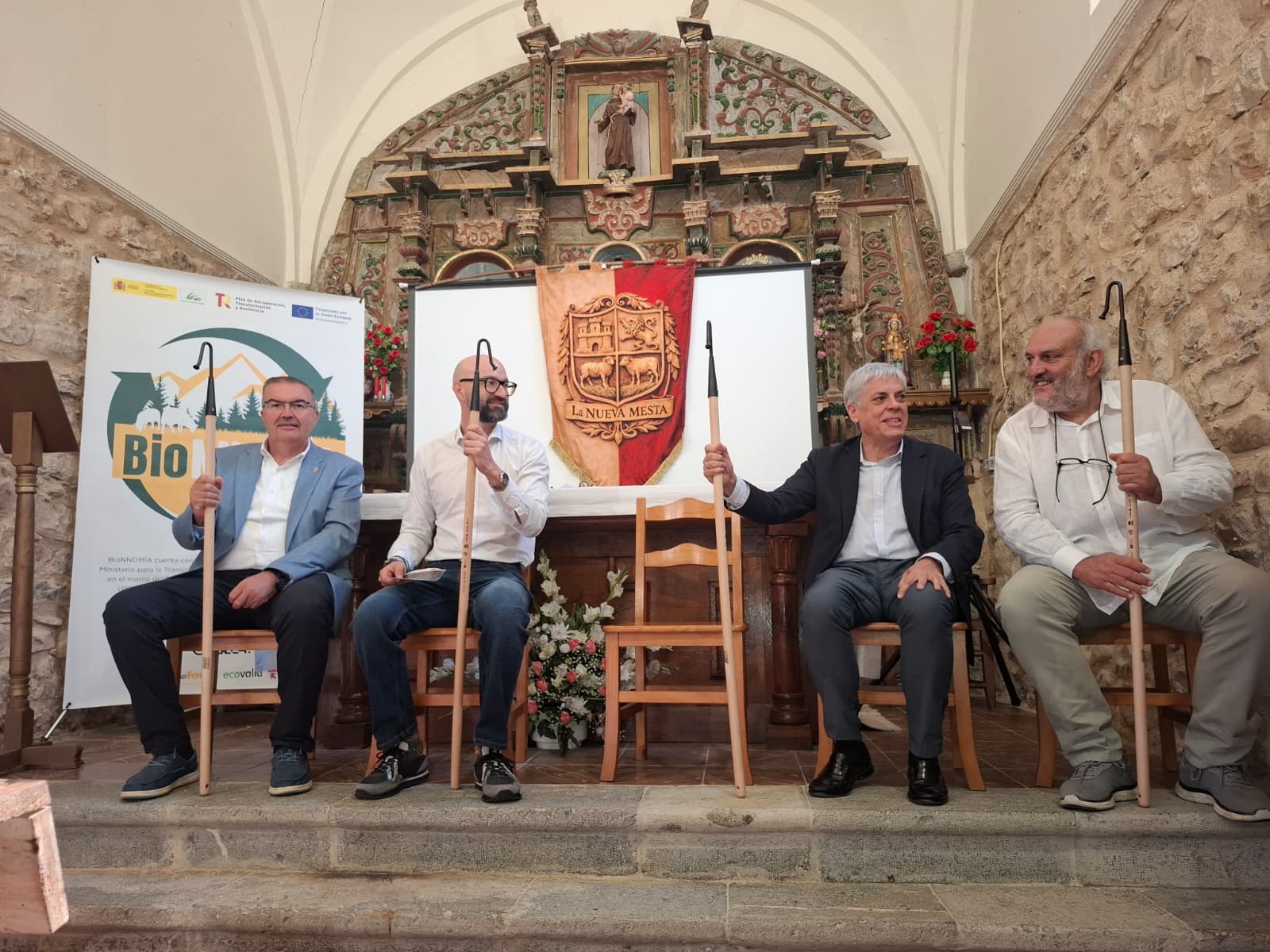 Presentación este miércoles del proyecto de La Nueva Mesta en Salamón. | L.N.C.