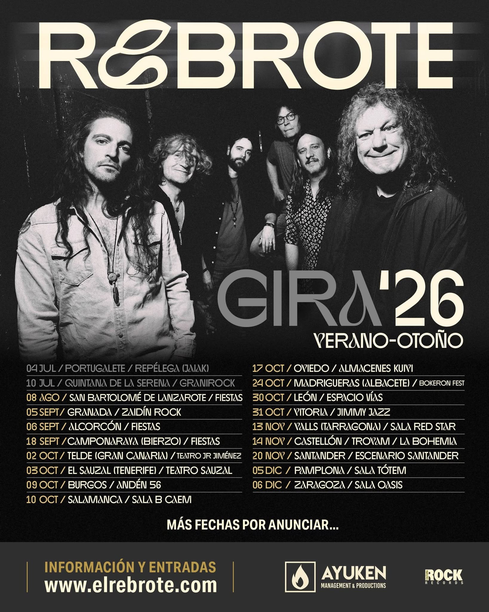 Uoho será la estrella de las fiestas dentro de su gira 'Rebrote'.