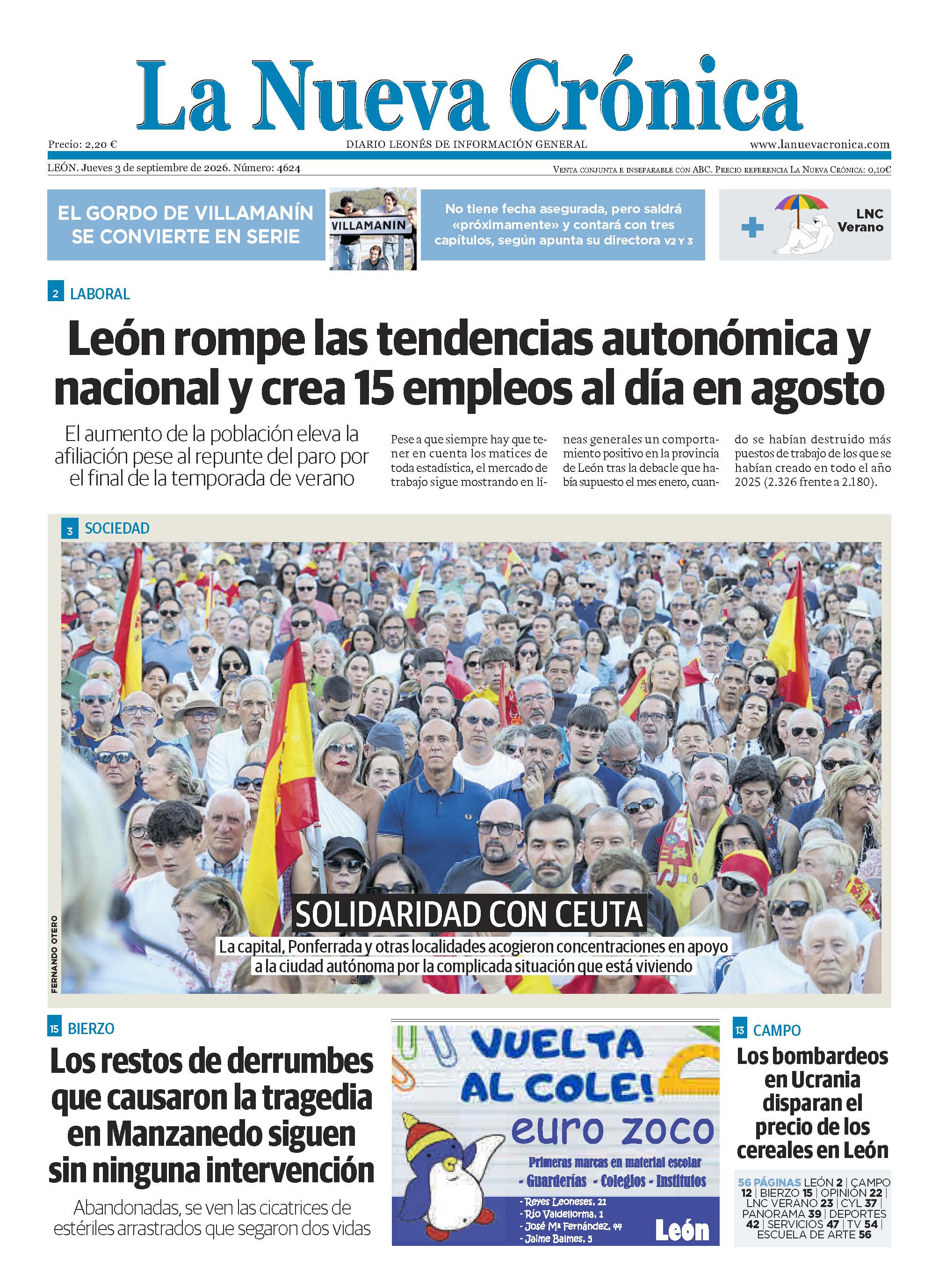 03 09 2026 La Nueva Crónica